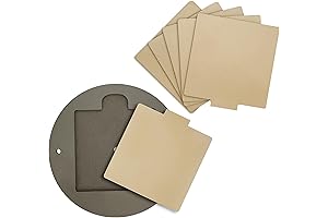 Touri Pottery Bats Tool Set: 12" Round Outer Bat and 6 Pack...