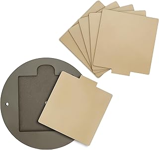 Pottery Bats Tool Set with 12" Round Outer Bat and 6 Pack 7" Square Inner Bat for Pottery Wheel & Accessories for Clay Throwing by Potters and Clay Artists