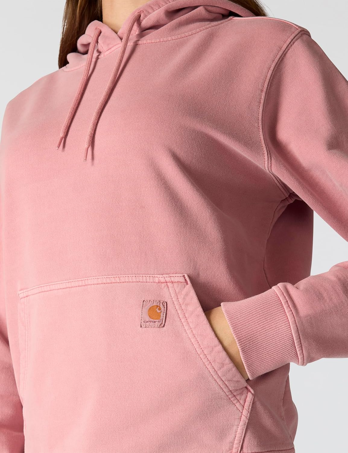 Carhartt womens Relaxed Fit Midweight Garment Dye French Terry Hooded Sweatshirt - Image 5