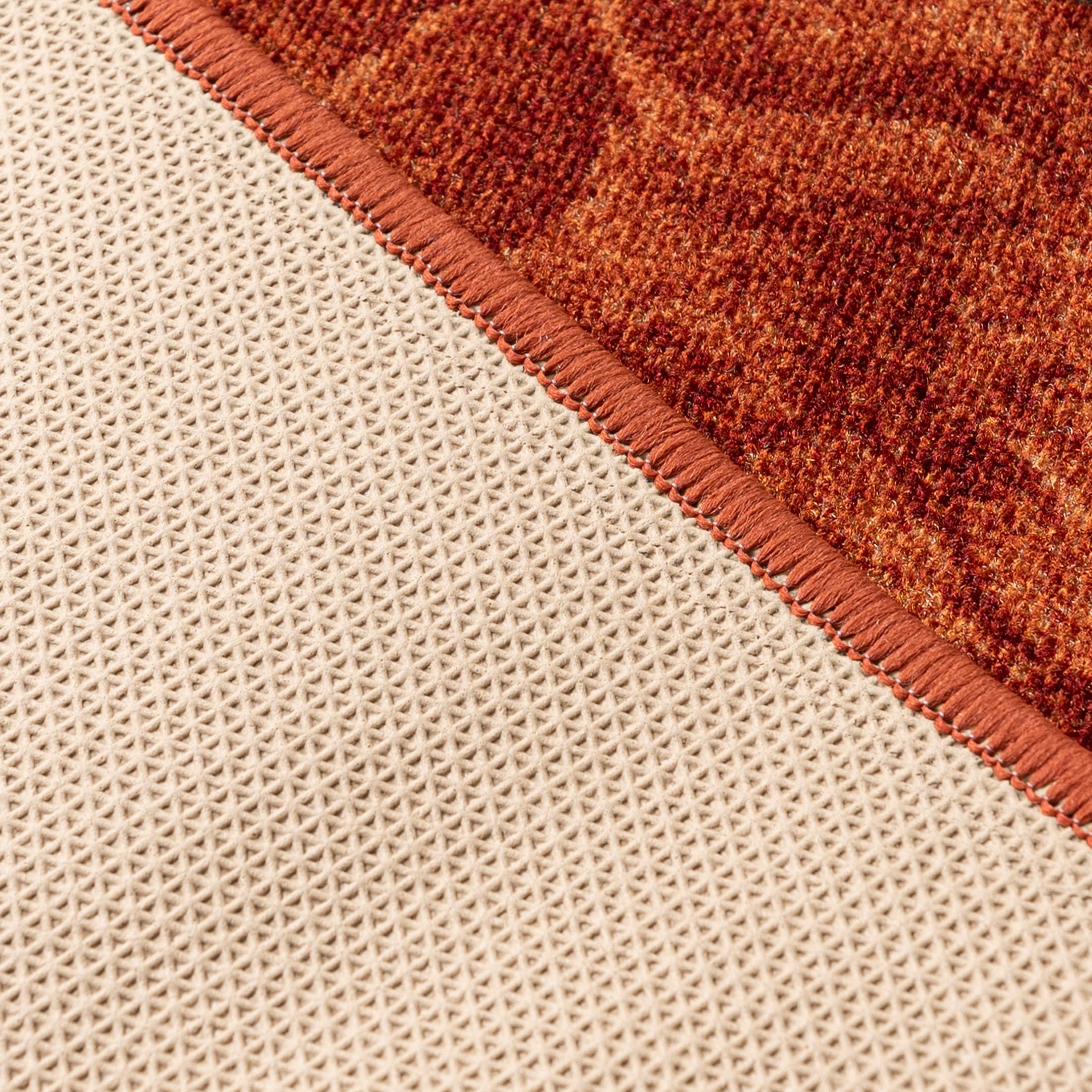 Mazovia Tappeto Passatoia Corridoio 67x375cm Arancione Classico Morbido