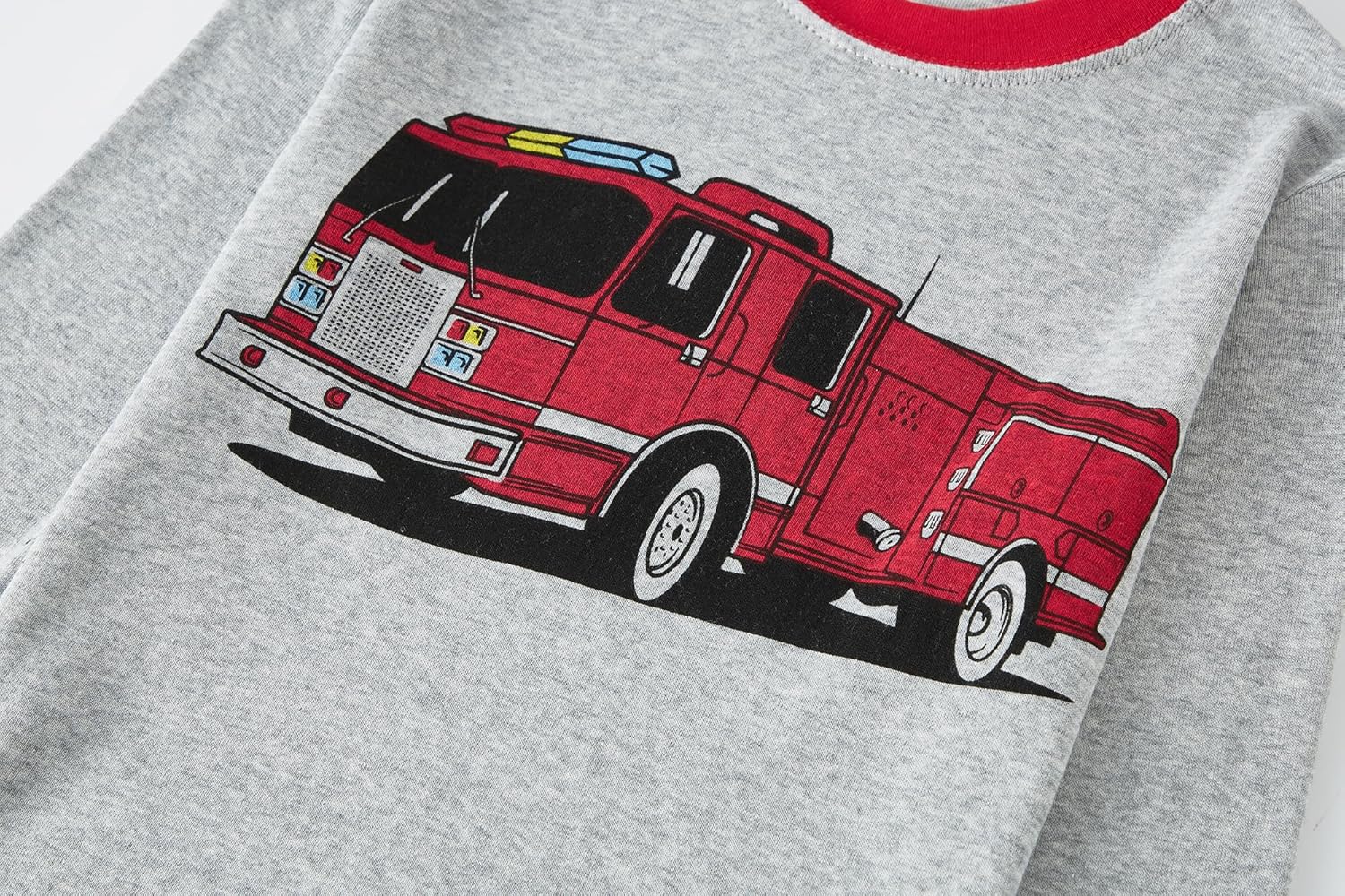 Popshion Little Boys Pajamas Sets Glow in Dark Dinosaur 100% Cotton 2 Piece Toddler Clothes Kids Pjs Sleepwear Size 2-10T - Image 3