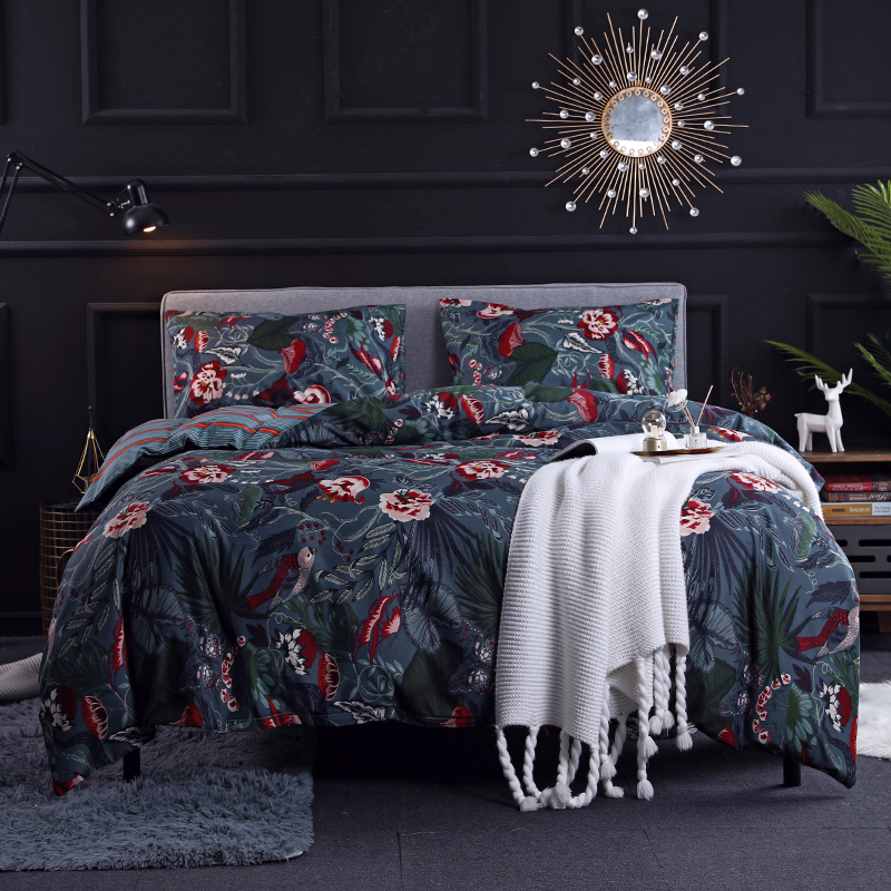 épine - stripe flower frill bed cover Amazon.com: VM VOUGEMARKET Pink Flower Duvet Cover Set Queen