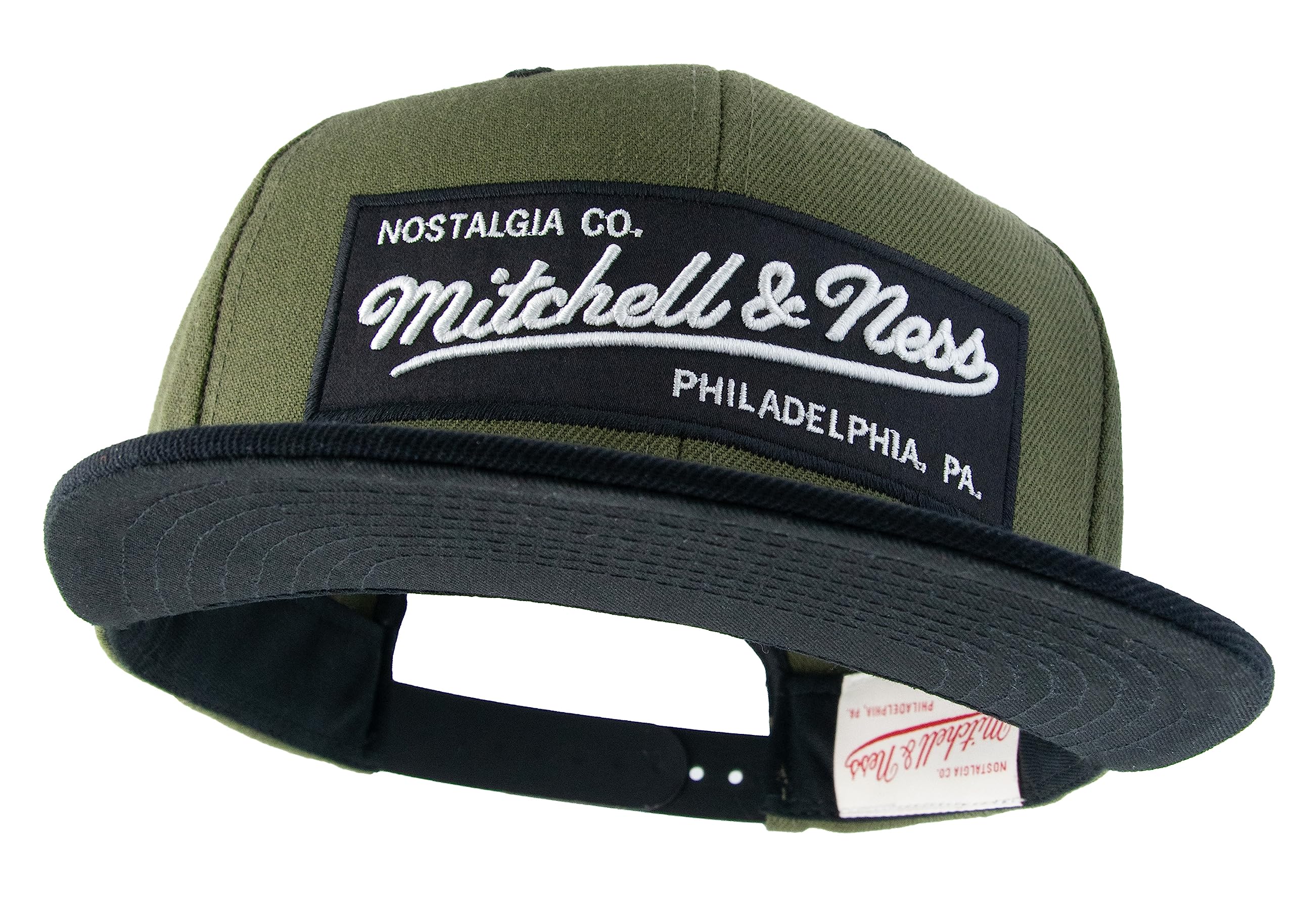 Mitchell & Ness 2 Tone Box Logo - Gorra de béisbol Snapback con Visera Plana