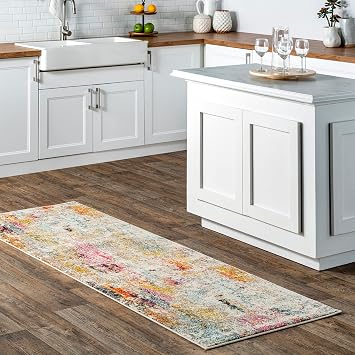 nuLOOM Cezanne Colorful Abstract Runner Rug, 2 6" x 8, Multi