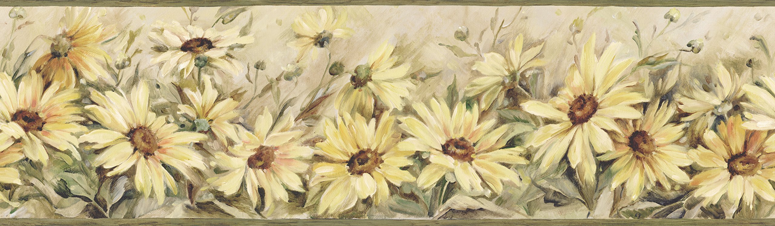 ChesapeakeCCB2231 Country Regal Sunflowers Yellow Border
