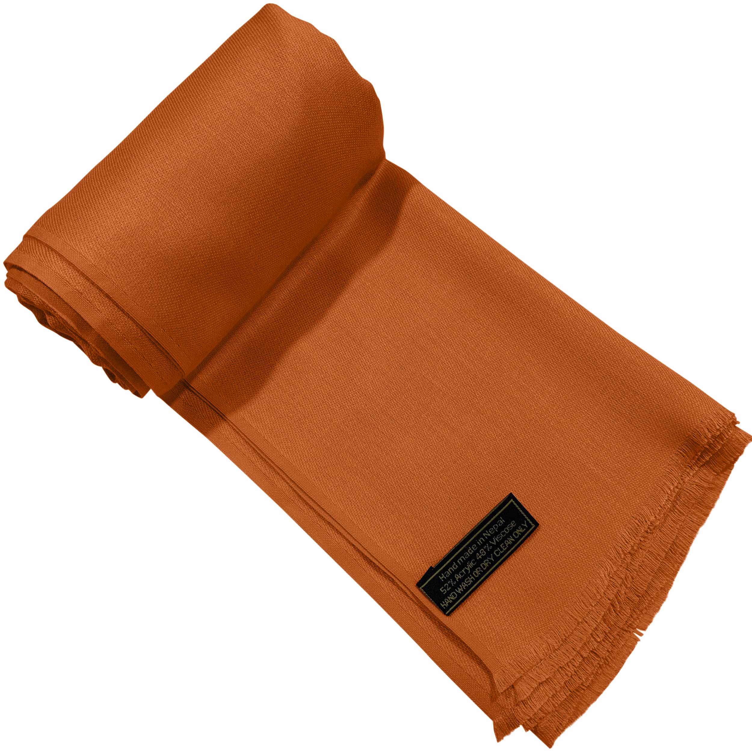 CJ Apparel Handgefertigter nepalesischer Damen-Schal mit Fransen Pashmina