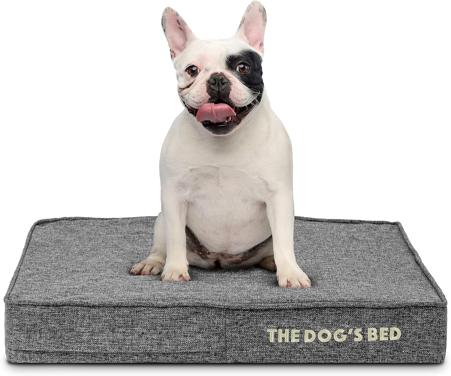 The Dog’s Bed Replacement Outer Cover, Fur Fabric, Grey Fur, XXXL, 6-Inch