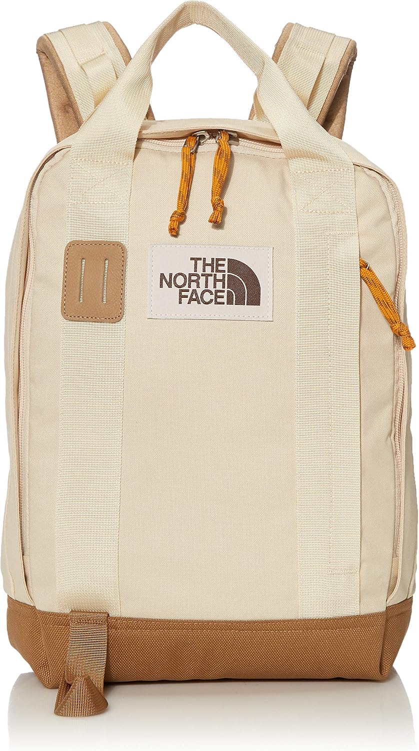 THE NORTH FACE Everyday Tote Pack Commuter Laptop Backpack, Bleached Sand Dark Heather/Utility Brown, OS