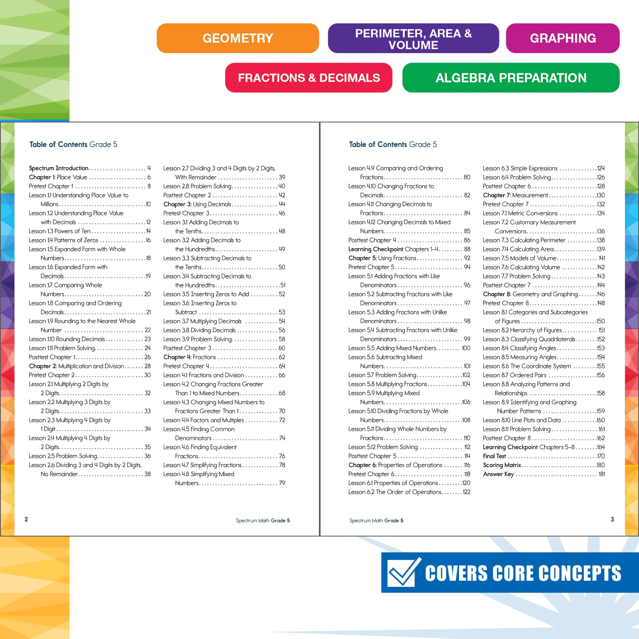 Amazon.com: Spectrum: Grade 5