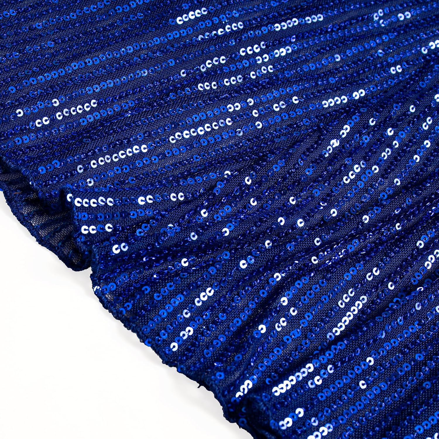 Women's Long Sequin Formal Dresses Long-Sleeve Cocktail Wedding Guest Dresses Elegant V Neck Party Gowns - Image 7