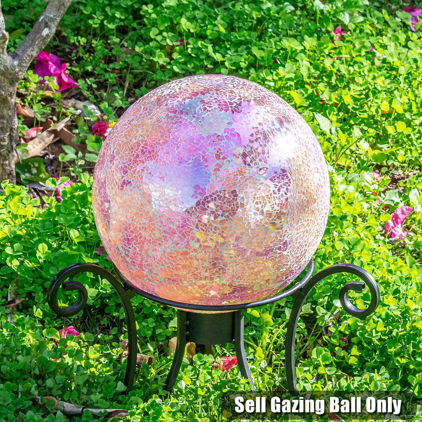 VCUTEKA Gazing Balls - Glass Garden Globe Mosaic Gazing Ball Sphere For  Garden Lawn Outdoor Ornament Yard, image size:1600x1600