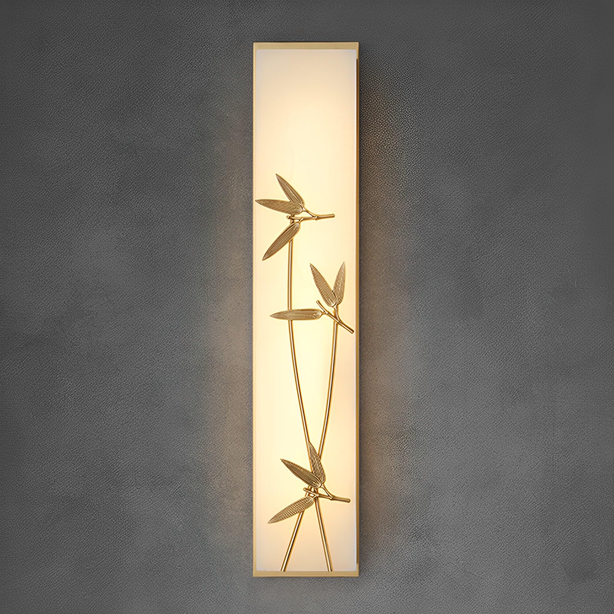 KBUUKYYXouy Modern Wall Light Alabaster Marble Stone Wall Sconce Lighting Linear Alabaster Brass Bathroom Vanity Fixture Bedroom Living Room Hallway,Gold-47CM(Gold,60CM)