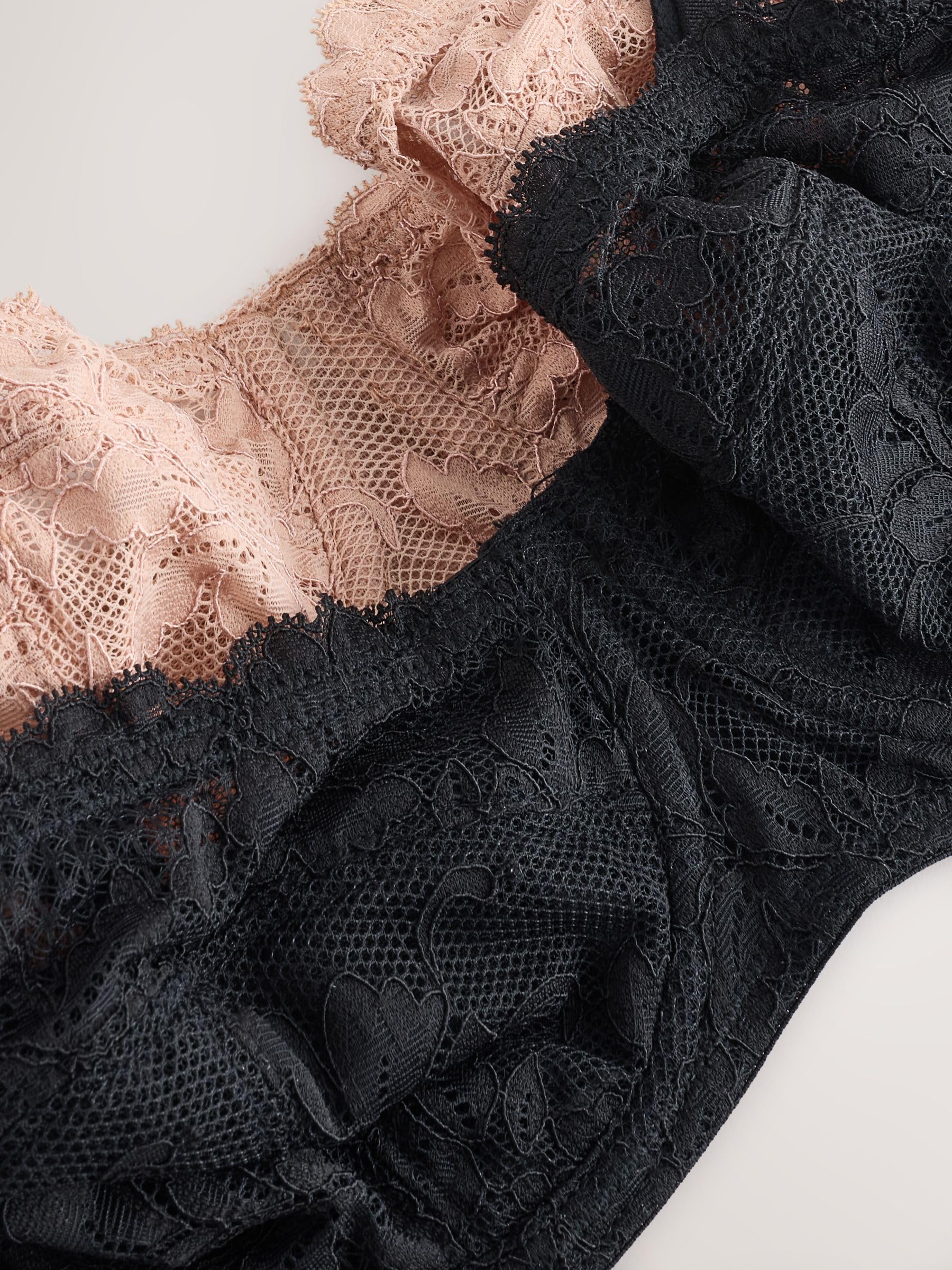 NEXT Brasier multifunción sin tirantes para mujer con encaje, paquete de 2 unidades