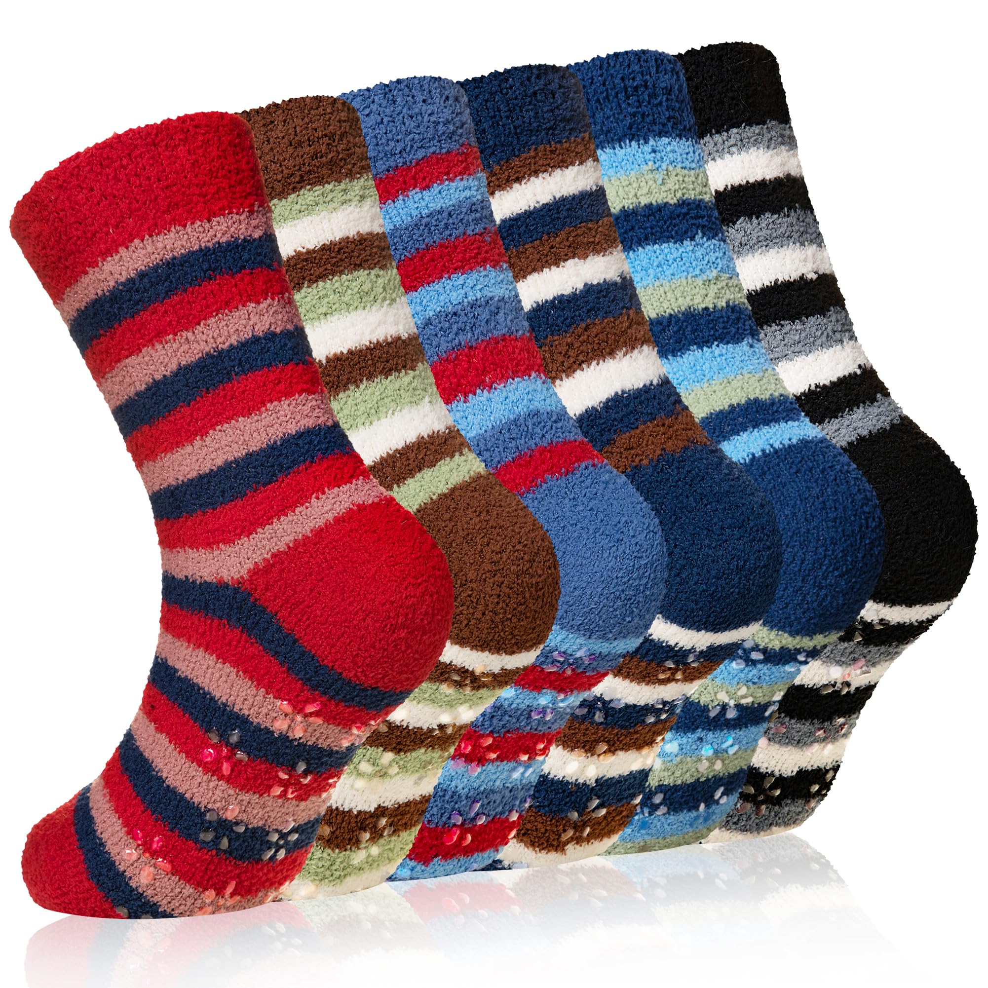 Eyean Kids Fuzzy Socks Non Slip Warm Winter Boys Girls Slipper Grip Socks