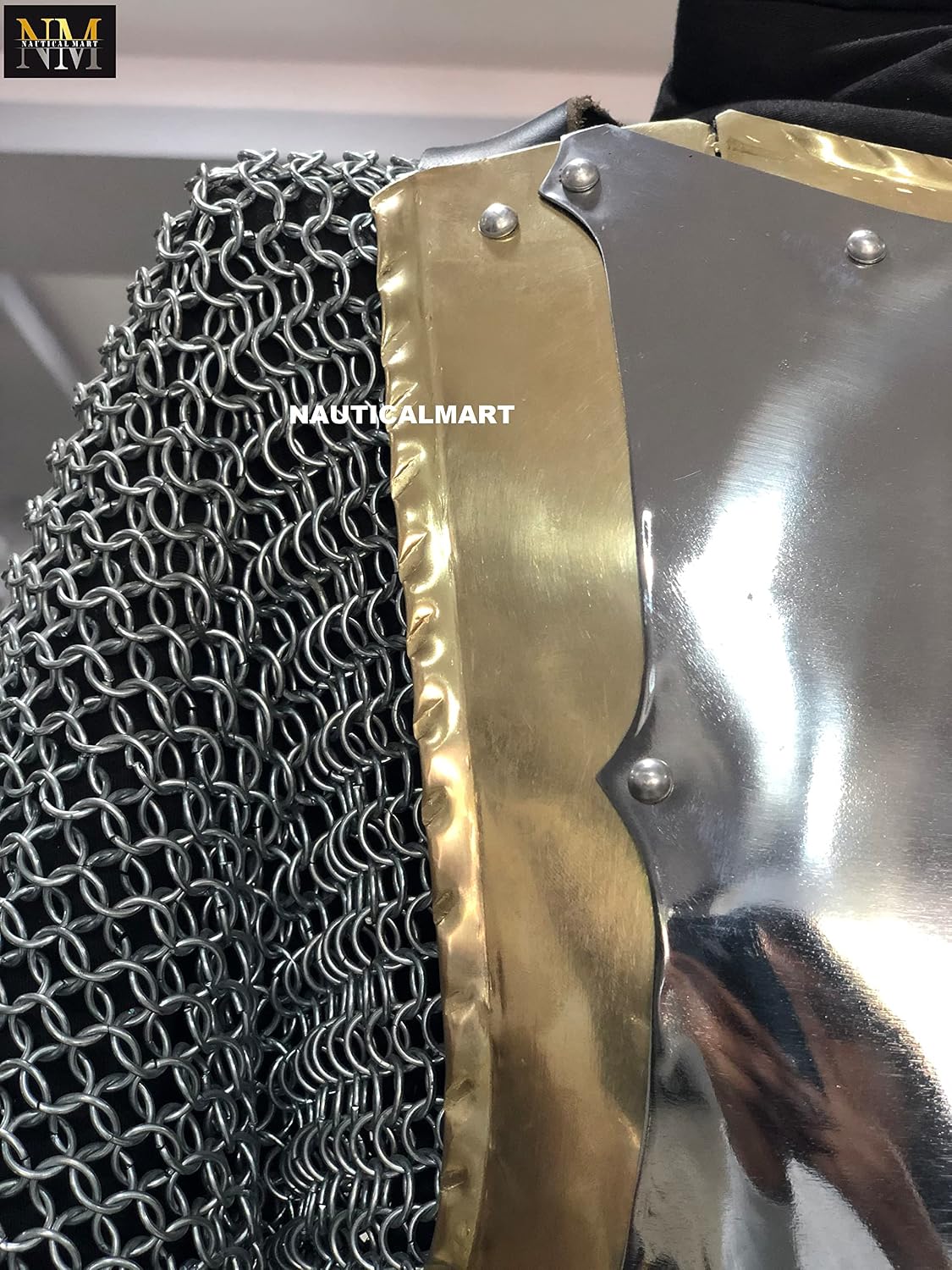 Nauticalmart Medieval Steel Knight Armor Breastplate LARP Chest Cuirass Body Armor Halloween Costume & Theatrical Armour
