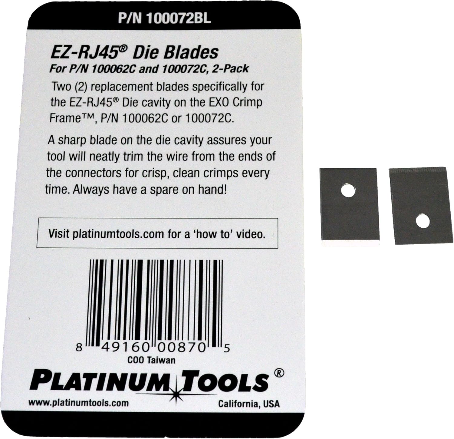 Get Popular Offer Platinum Tools EZ-RJ45 Die Replacement Blade Clamshell Accessory Box (100072BL)