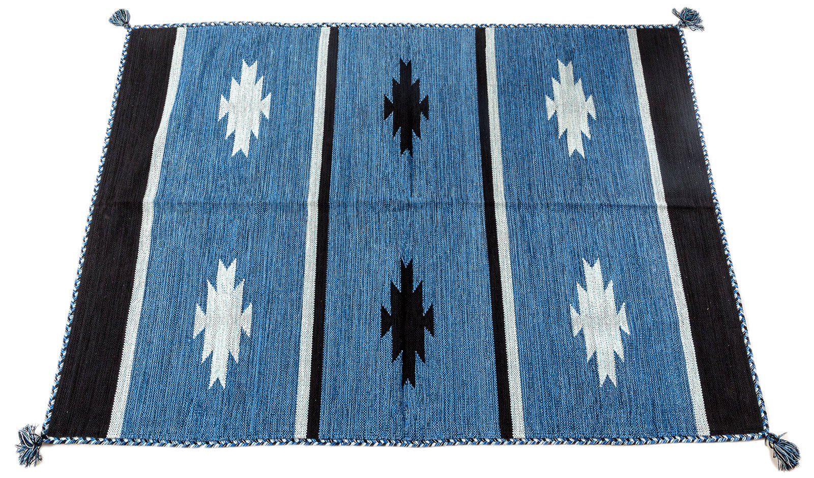 India Galleria Farah1970-200x140 CM Kilim Autentico, Originale e Fatto a Mano Ideale per la Sala, Salotto, Ufficio, Seconda casa e la Cucina (Lavabile in Lavatrice)