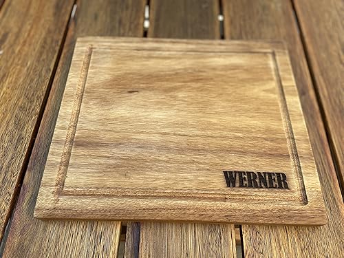 Miniatura 6 de Tierra de Fuego | Personalized Handmade real Parota Wood board, Custom BBQ/Chopping/Charcuterie Board, Engraved Wooden Plate | Regular