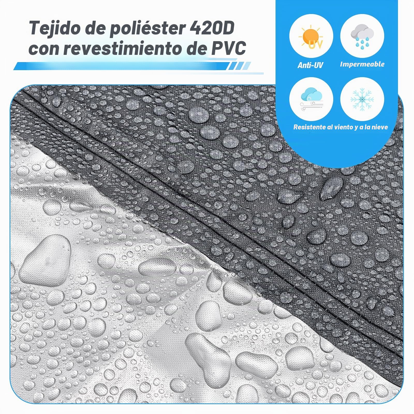 Funda para refrigerador, impermeable y a prueba de polvo, para proteger congeladores verticales, adecuada para habitaciones frías, 73,6 cm de ancho x 76,2 cm de profundidad x 155 cm de