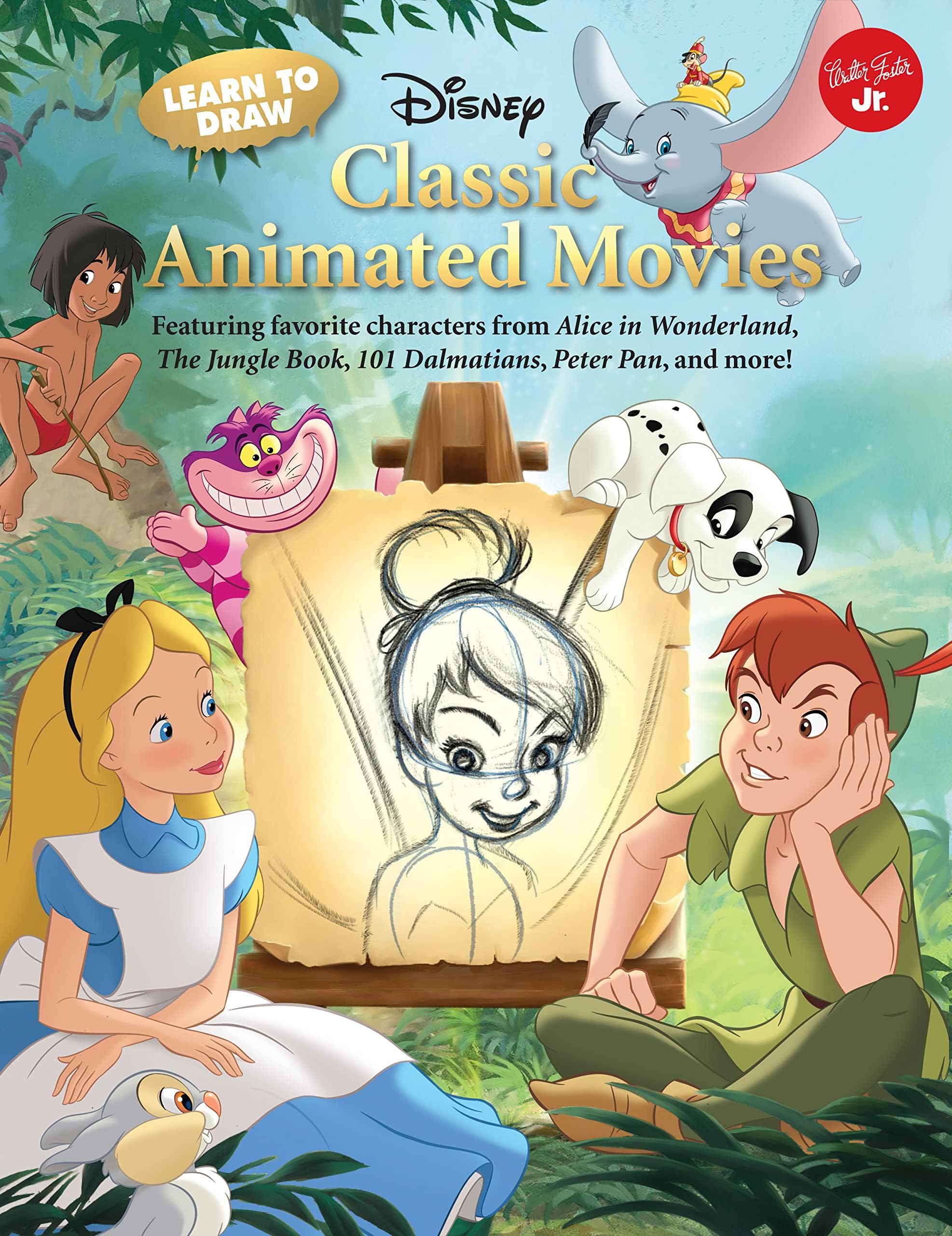 Learn to Draw Disney's Classic Animated Movies: Featuring favorite characters from Alice in Wonderland, The Jungle Book, 101 Dalmatians, Peter Pan, and more! (Licensed Learn to Draw) Paperback – 5 Dec. 2016
