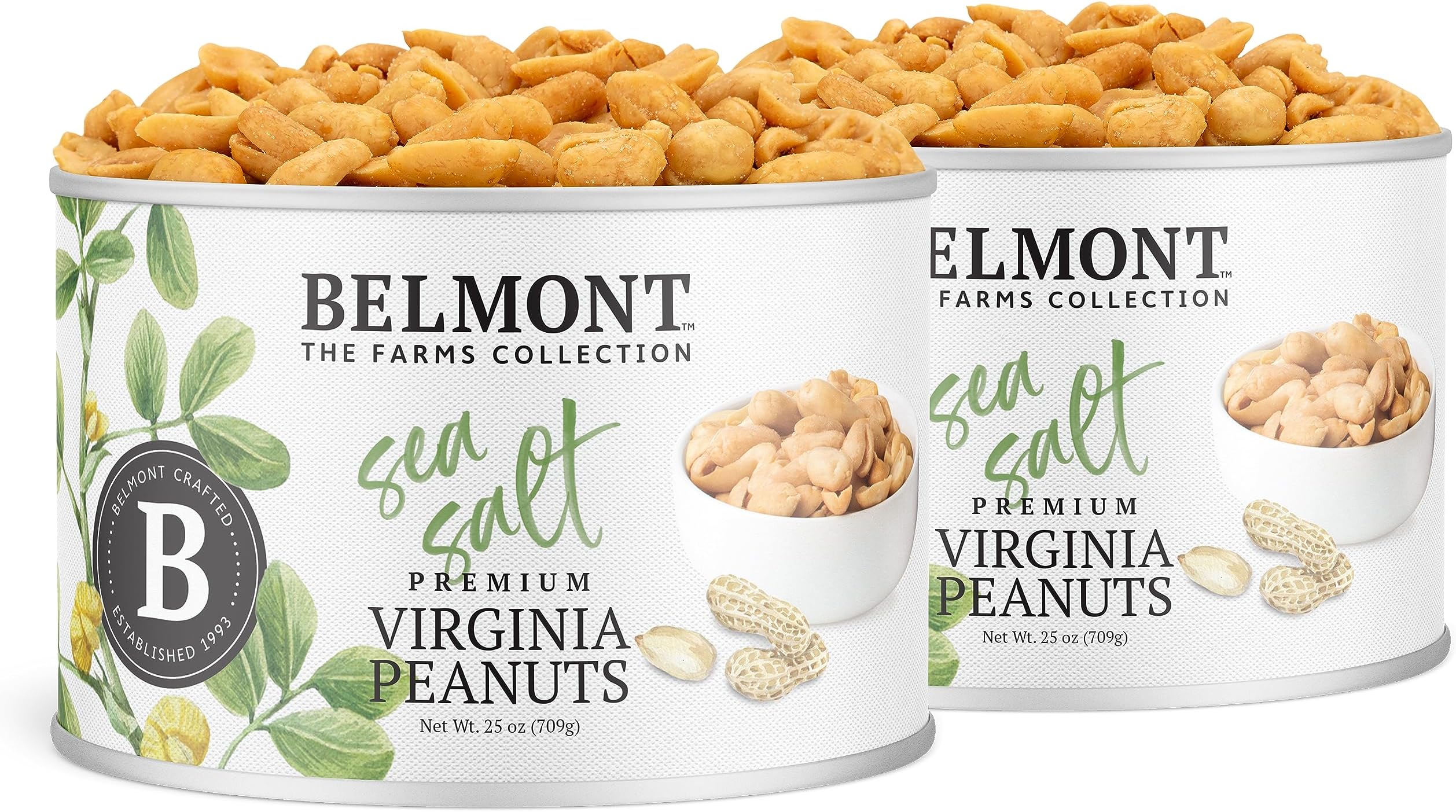 Belmont Peanuts Gourmet SeaSalted Virginia Peanuts, 38 oz