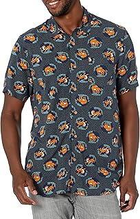 UNIONBAY Men's Rayon Button-up Woven Shirt