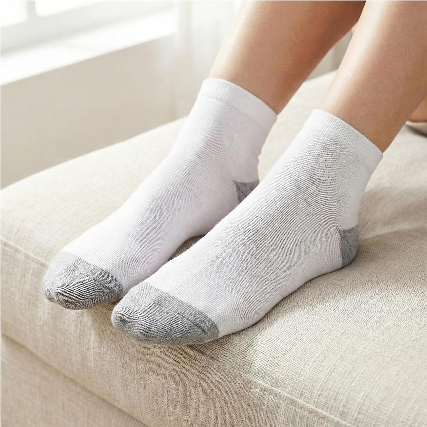 Ankle Length Anti-Slip Casual Socks for Men & Women- Stylish Comfort Fit Moisture Control- Perfect for Everyday Wear