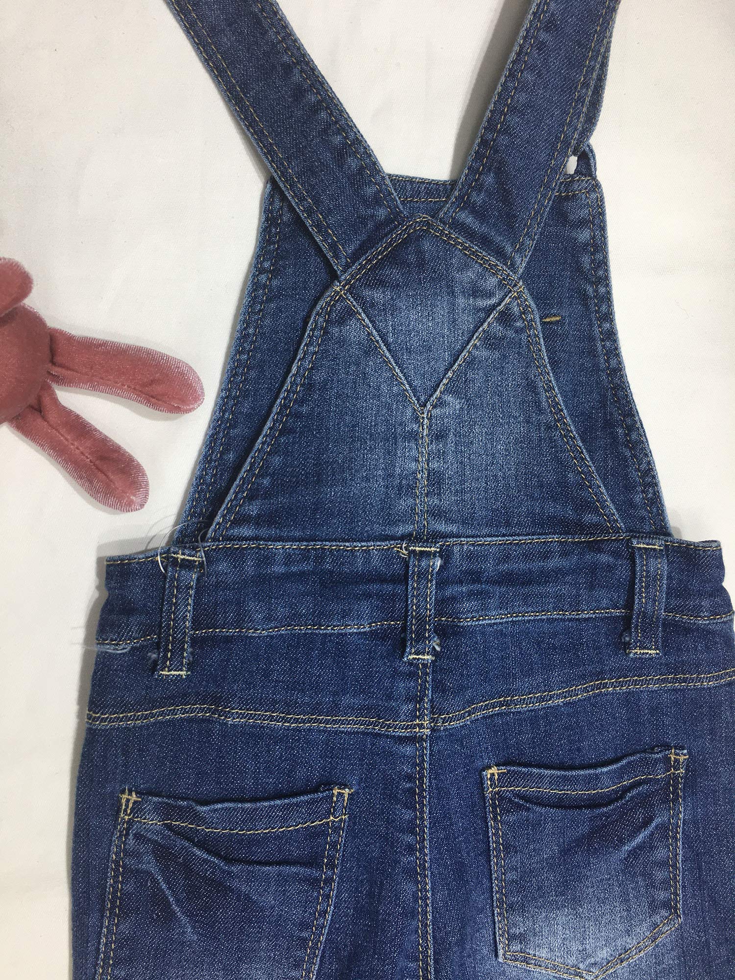 KIDSCOOL SPACE Salopette en jean pour bébé, petit pull en jean doux et mignon pour tout-petit
