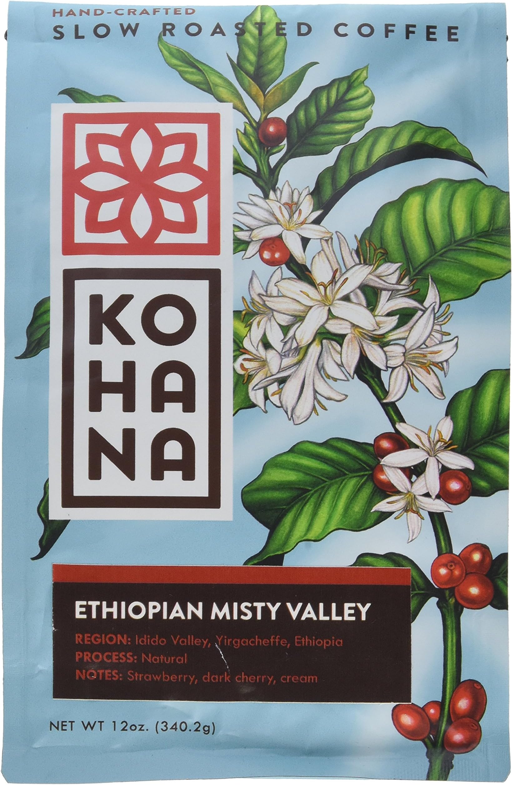Kohana Coffee, Coffee Ethiopian Misty Valley, 12 Ounce