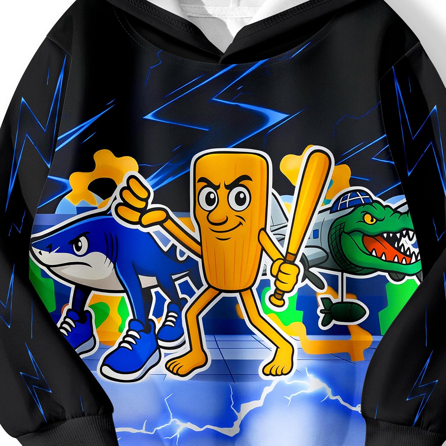 Boys Brain Funny 67Meme Hoodie Kids Long Sleeve Casual Hooded Sweatshirt - Image 4