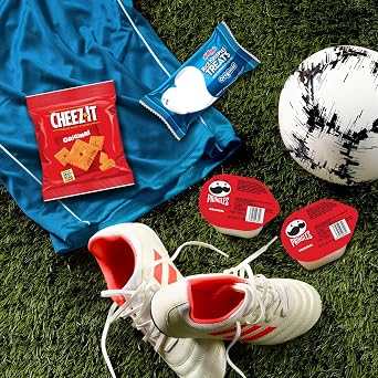 Cheez-It, Pringles, Rice Krispies Treats, Lunch Snacks, Sweet and Salty Variety Pack 9.8oz Box (12 Packs)