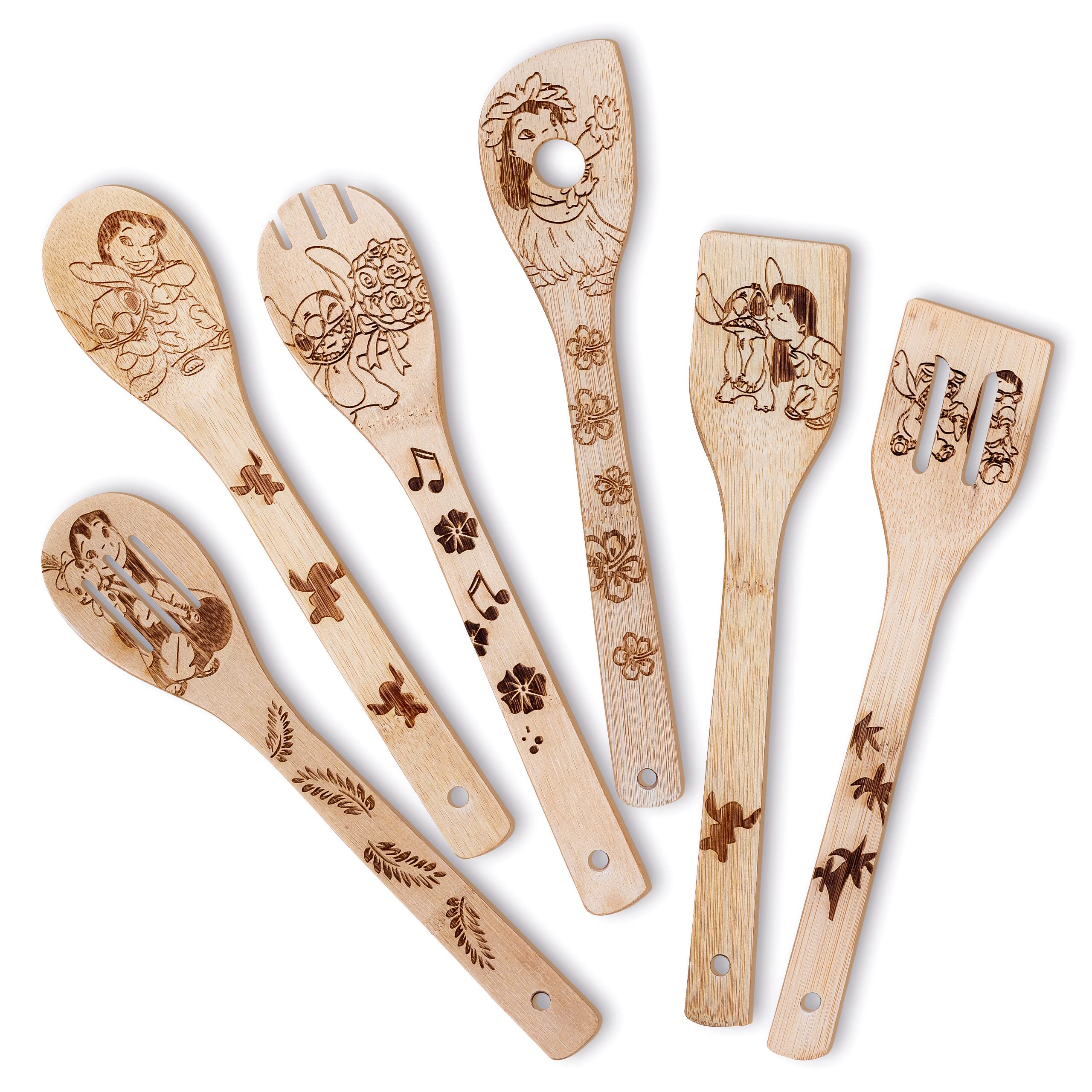 Stitch Wooden Spoons For Cooking Stitch Kitchen Decor House Warming Gift For Men And Women (stitch spoons)
