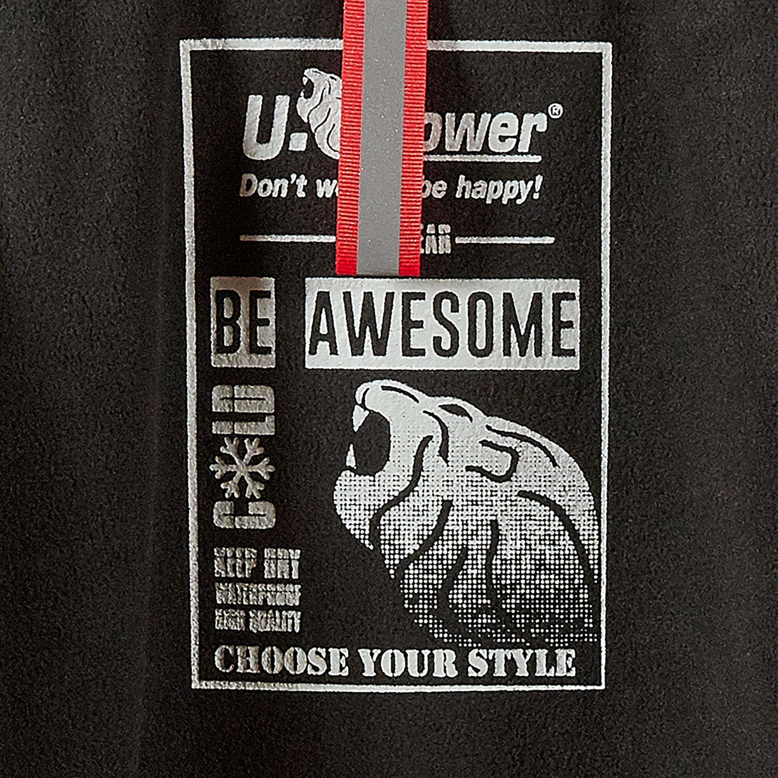 U-Power UNIVERSE, Giubbino Smanicato, Gilet Softshell, con Fodera in Micropile, Tessuto Impermeabile, Antivento, Traspirante, Zip Intera, Multitasche