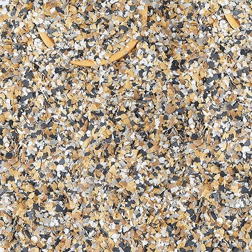 Mezcla de 98.77 oz6.17 libras de colores decorativos, mezcla de copos de color, revestimientos de hormigón, chips de pintura para pisos, interiores