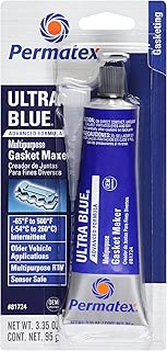 Permatex 81724 Sensor-Safe Ultra Blue RTV Silicone Gasket Maker, 3.35 oz. Tube - coolthings.us