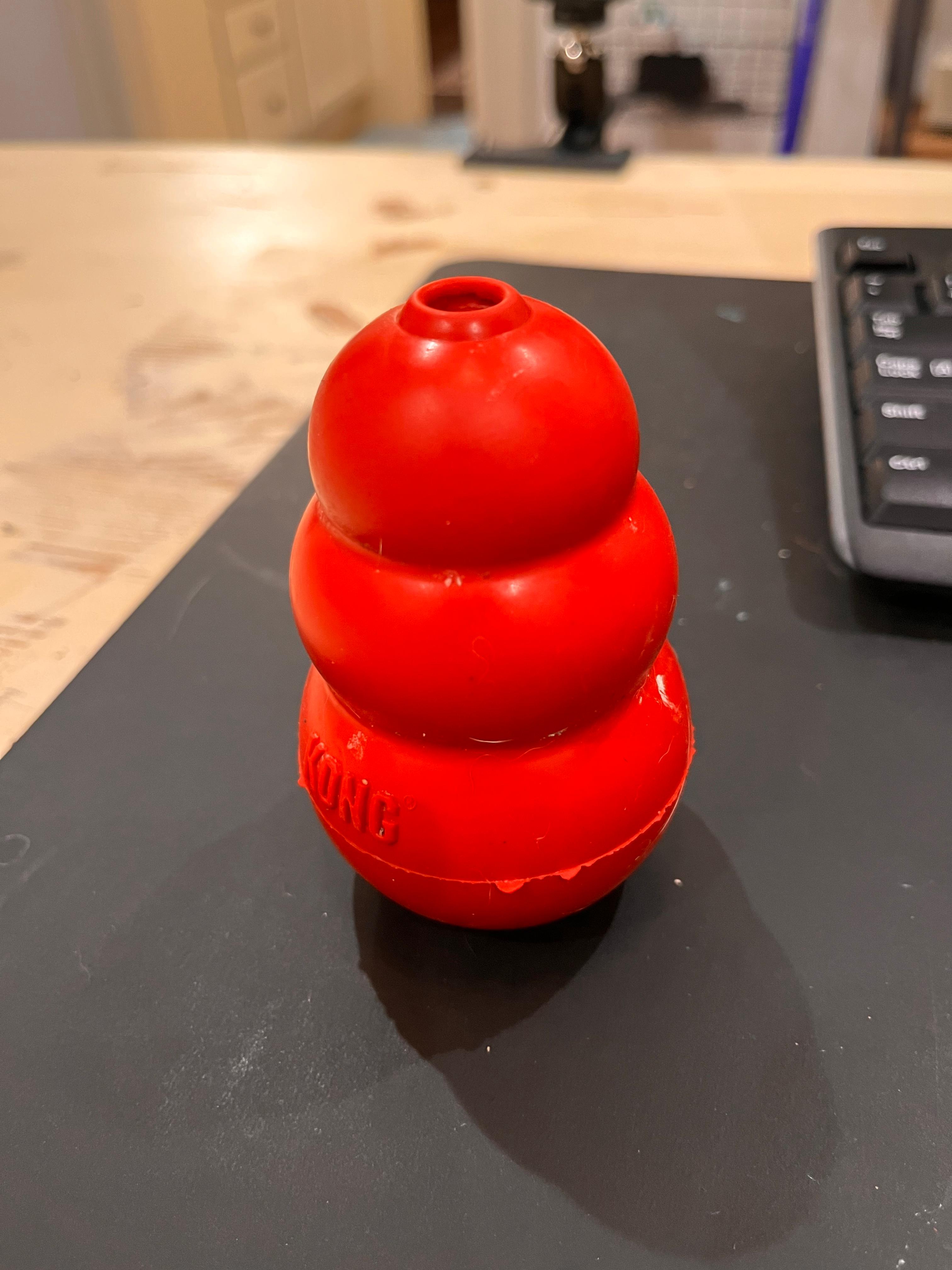 Watch Kong Small Red rubber chewy toy for dogs on Amazon Live