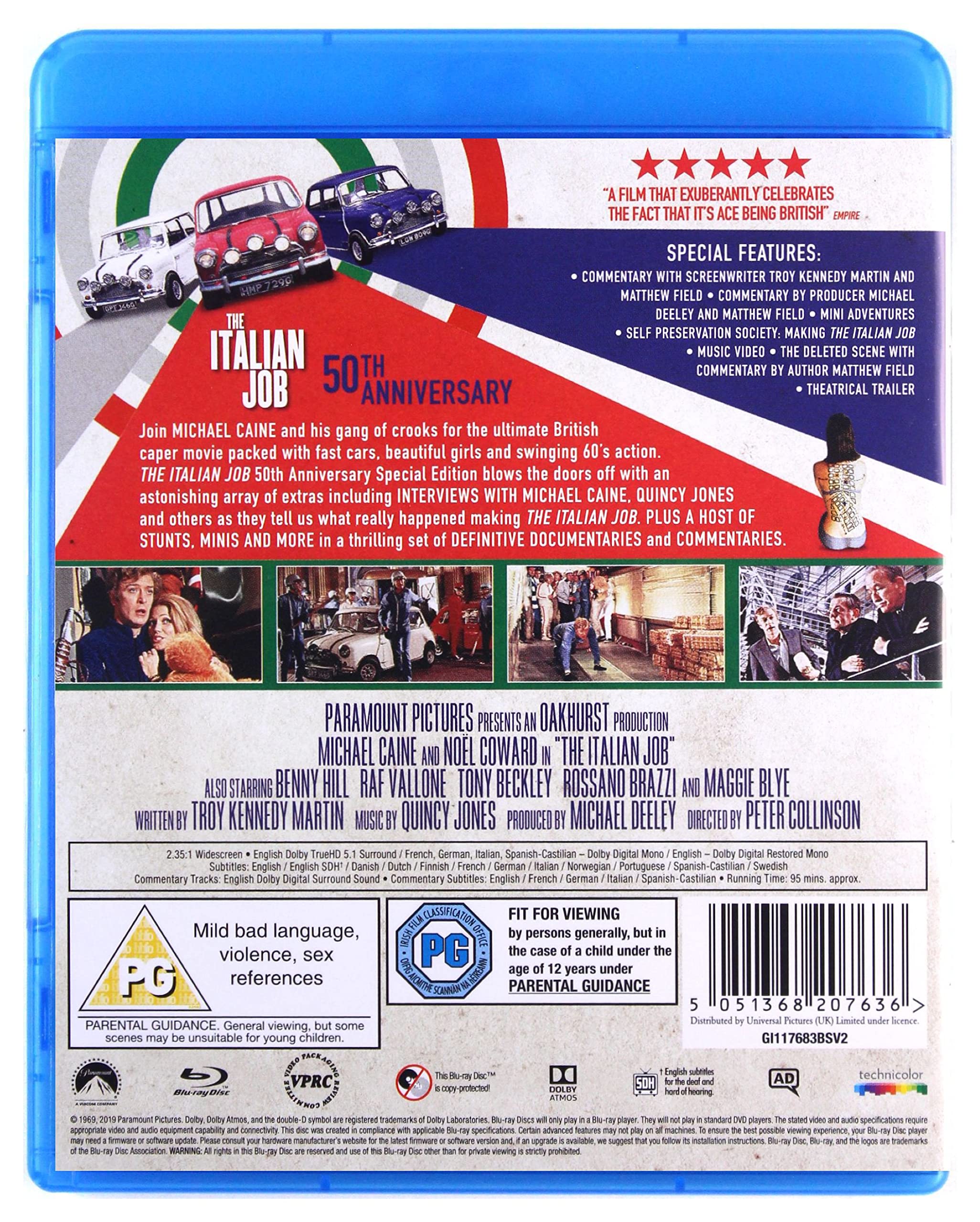 Image secondaire de The Italian Job - 50th Anniversary Edition [Blu-ray]