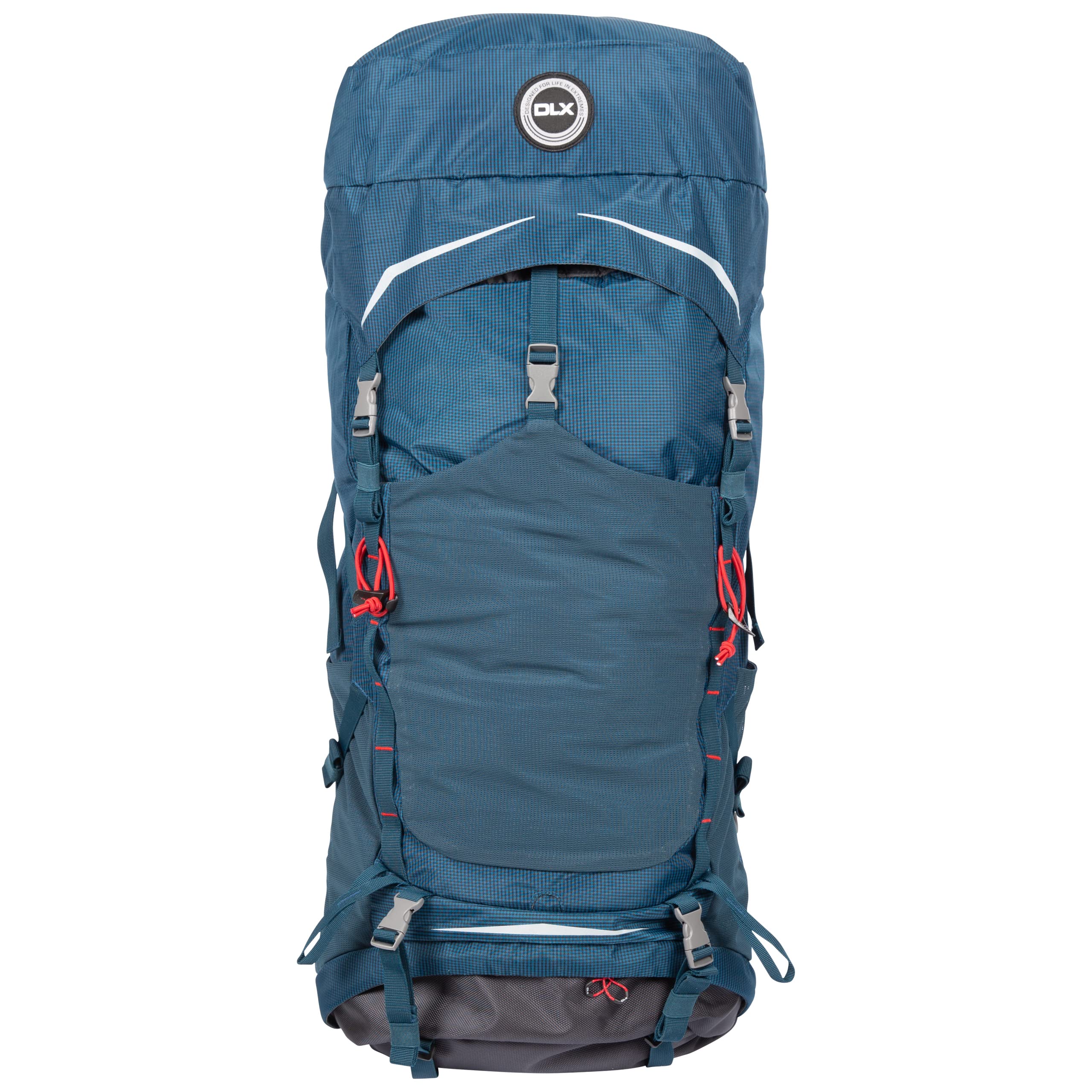 Trespass Lapis Lazuli Blue Dlx 75L Rucksack With Rain Cover Vollrick