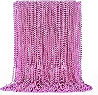 Vista 18 de 50 PCS Collares de Cuentas de Mardi Gras, Metálicos 10 Tipos de Collares de Cuentas Recuerdos de Fiesta, Collar de Mardi Gras de 33", Accesorios