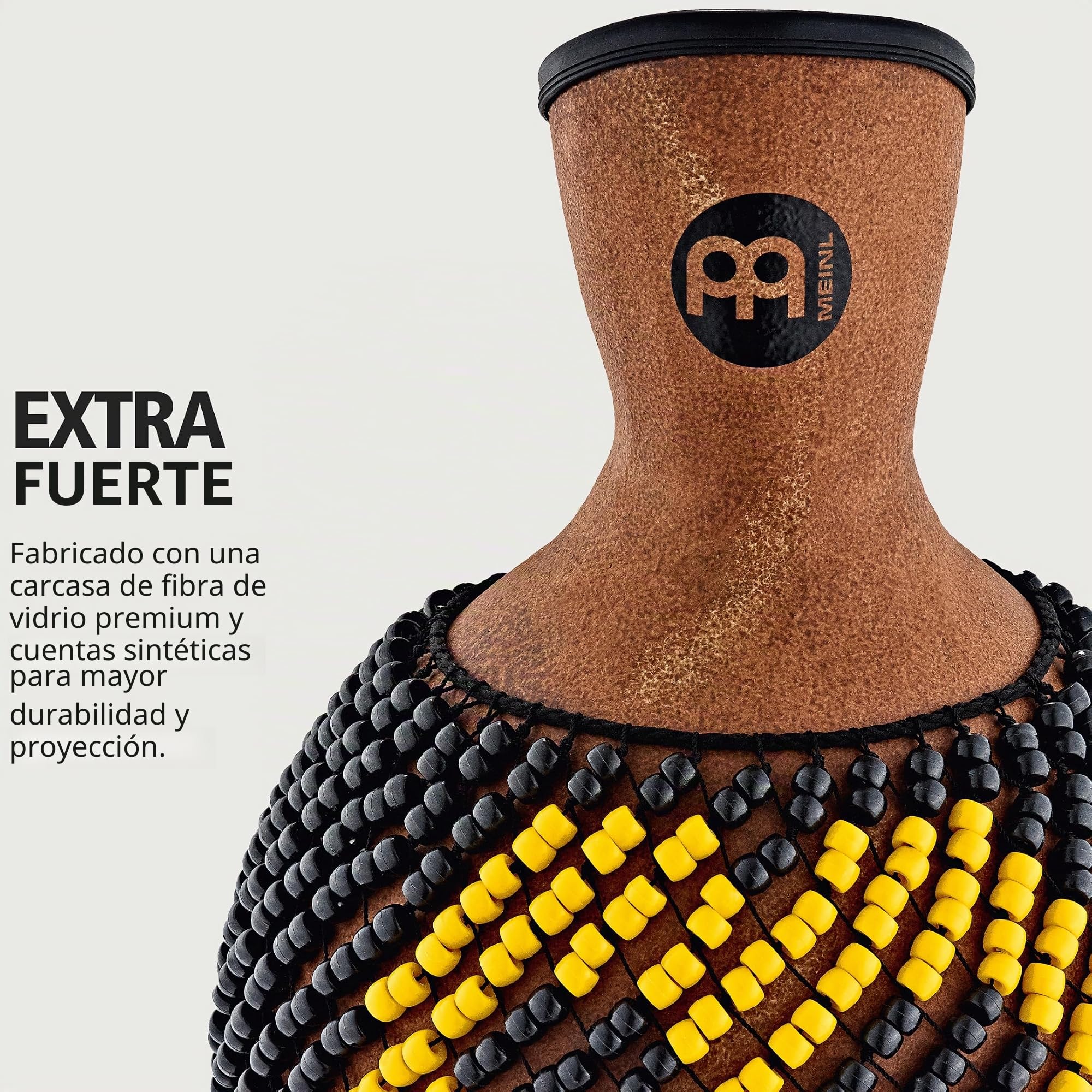 MEINL Percussion Fiberglass Shekere - Brown, SHR-BR