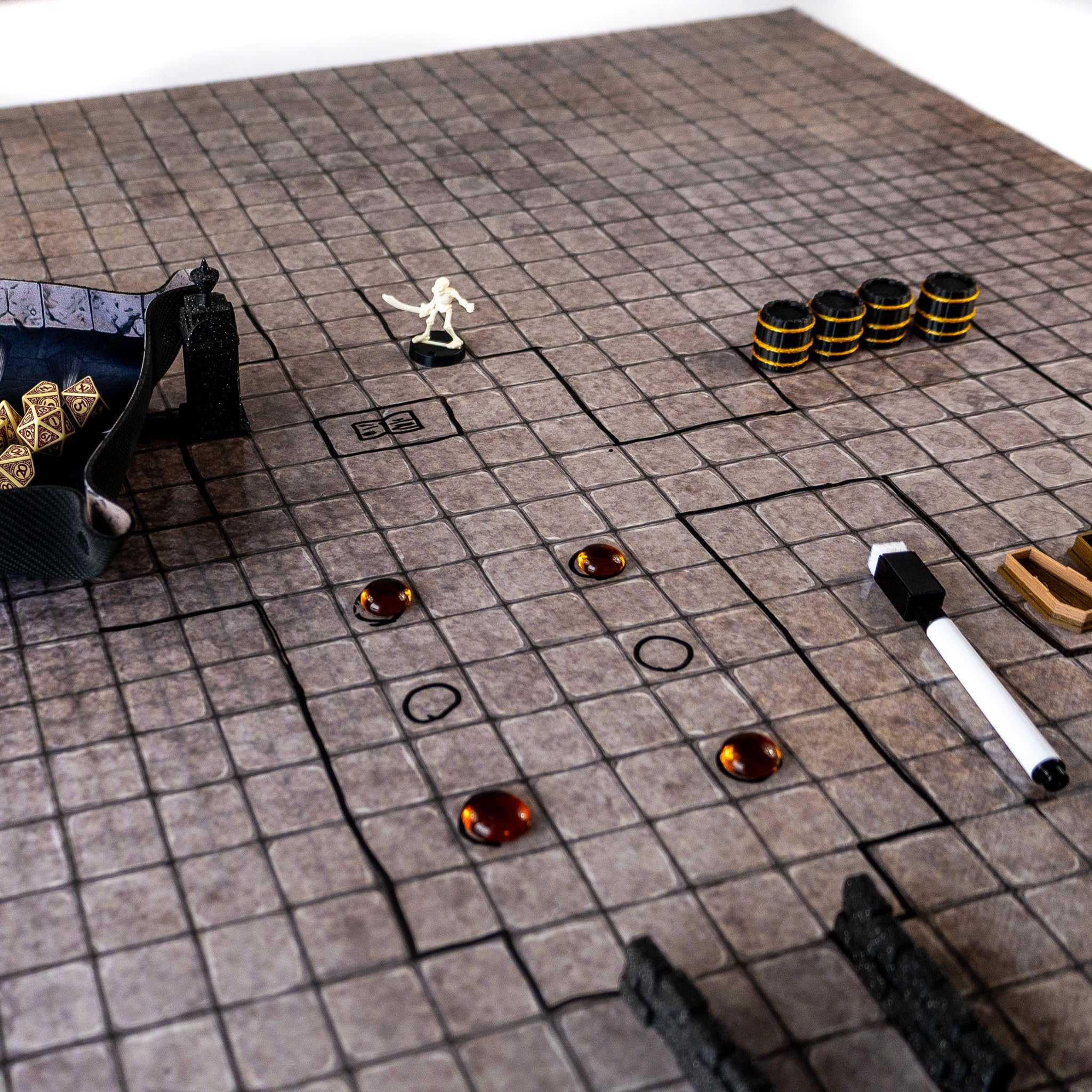 Tappetino da Gioco cancellabile a Secco, 50 x 50 cm, PP050