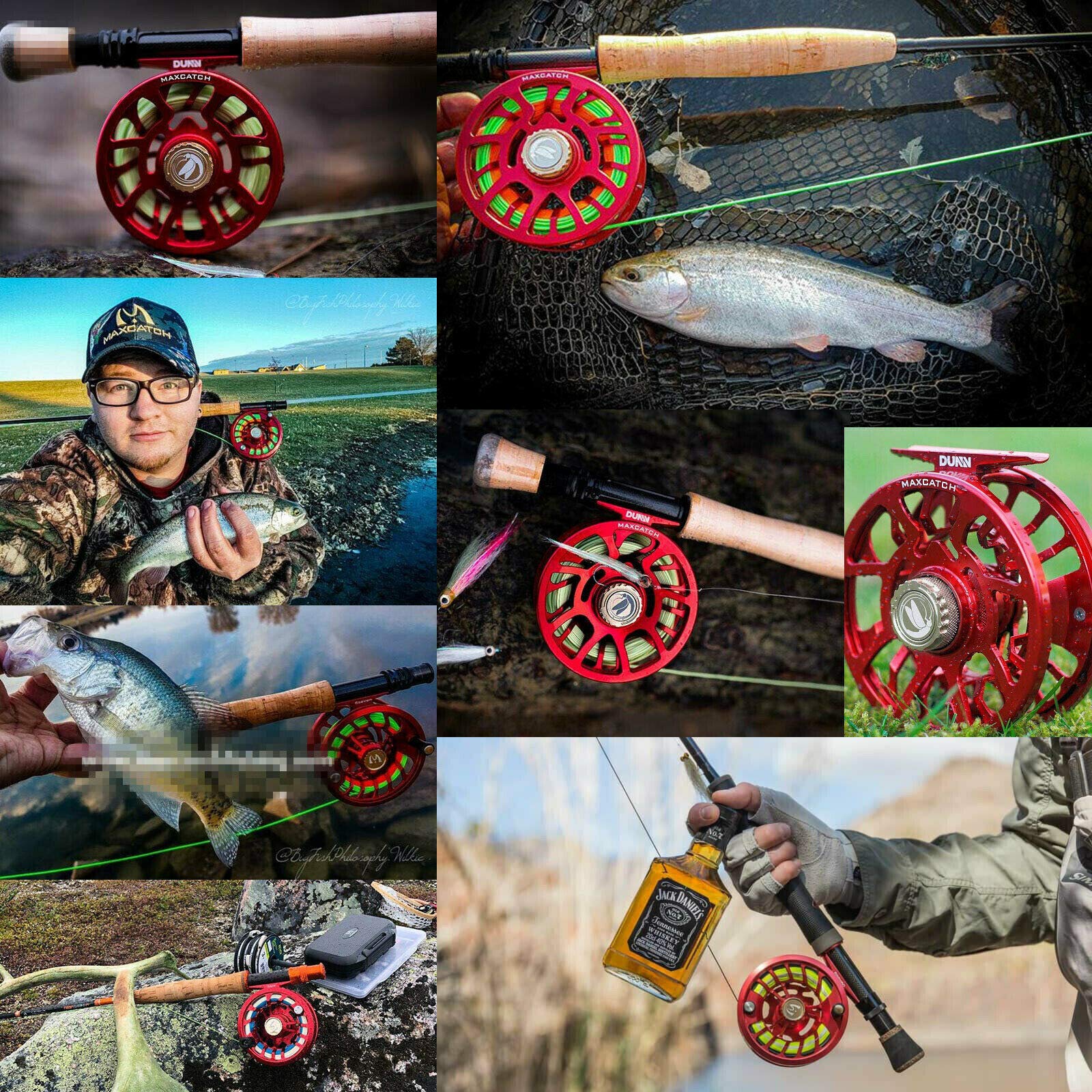 Mulinello da Pesca a Mosca, Mulinello da Pesca a Mosca Dunn Saltwater Multicolor 2-7wt(Mattle Black,2/4wt)