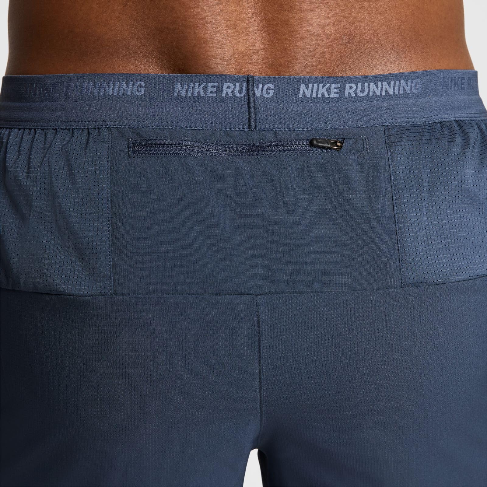 NIKE Stride Pantalón Corto De Running Dri-Fit De 13 Cm con Malla Interior - Hombre, Thunder Blue/Black/Reflective Silv, DM4755-437, 2XL