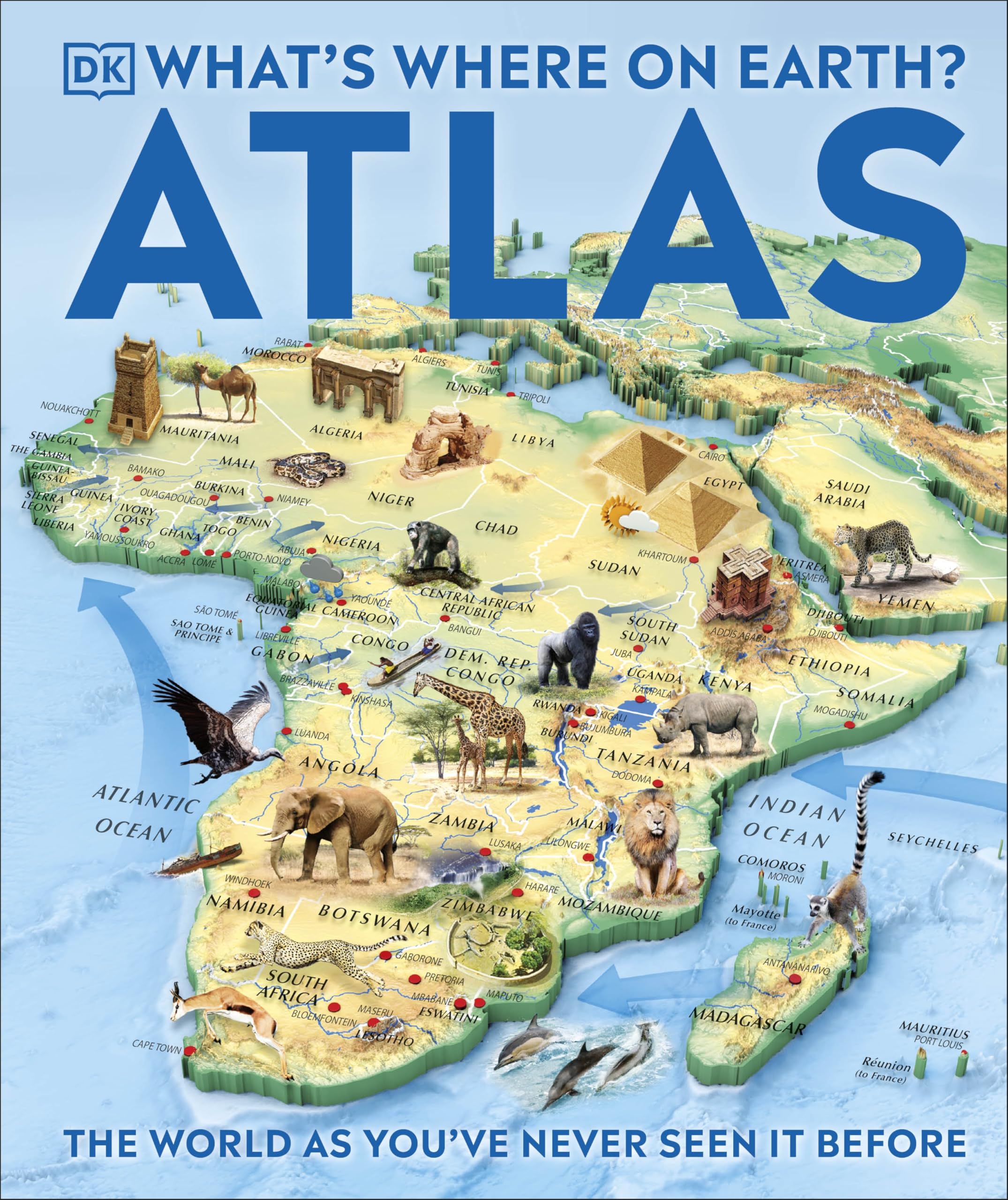 What's Where on Earth? Atlas by DK (Hardback Book)