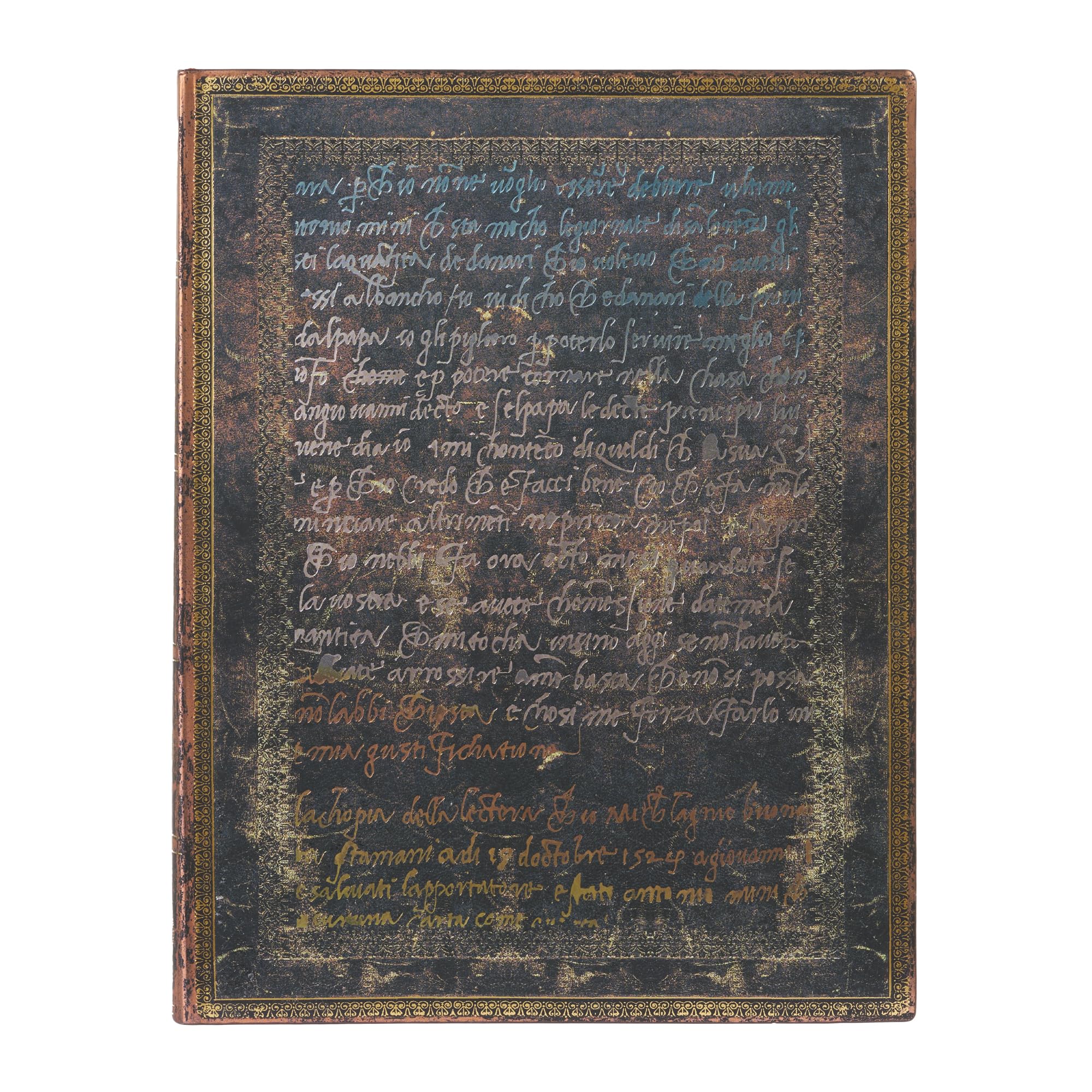 Michelangelo, Handwriting Ultra Unlined Softcover Journal, 176pg, 100GSM by Paperblanks (Embellished Manuscripts Collection)