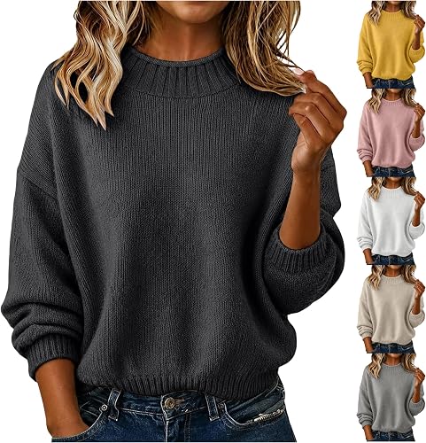 Cashmere Sweaters for Women Cashmere Sweaters Wool roll Neck Sweater Black