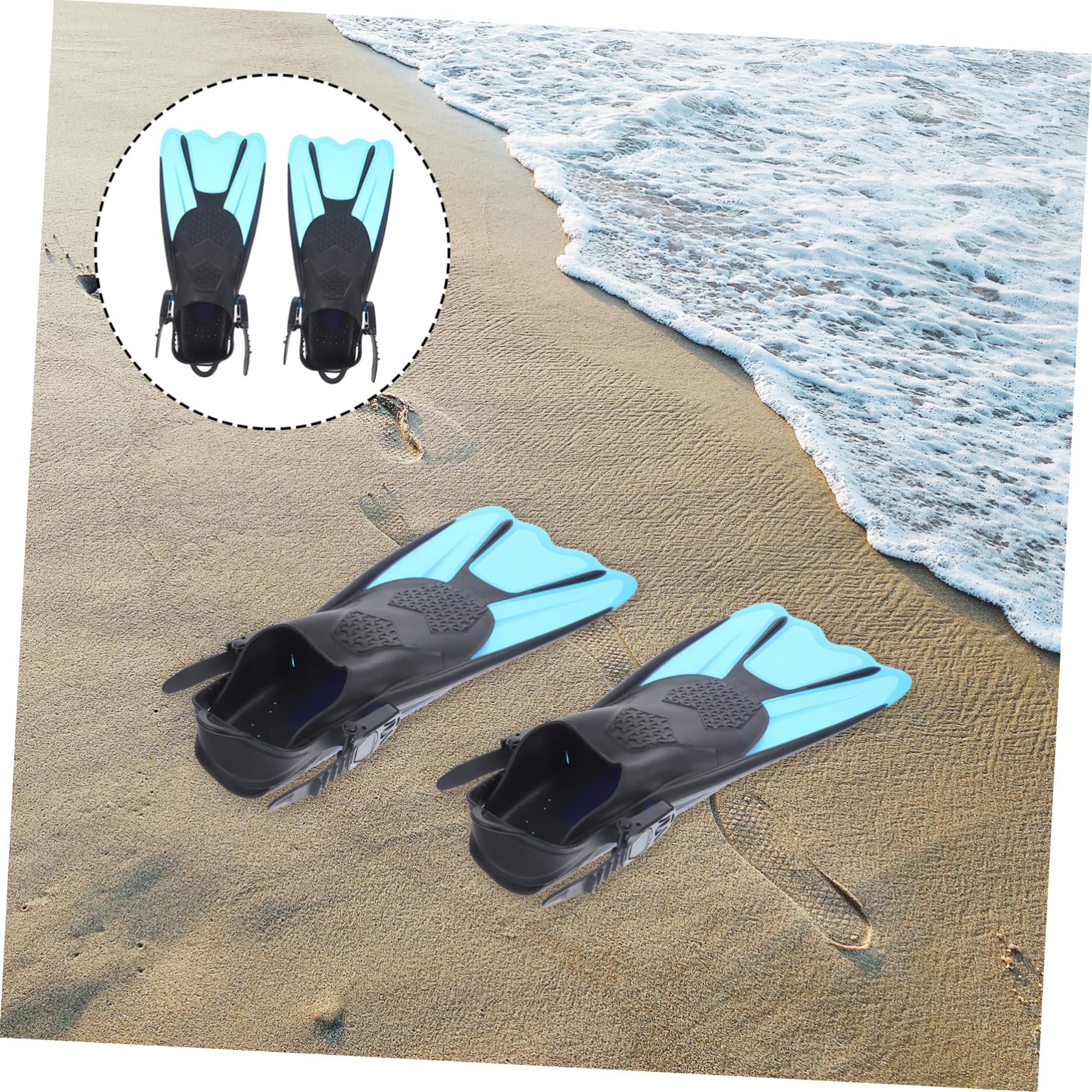 Pinne da Snorkeling Regolabili 2 Pezzi in Silicone per Adulti
