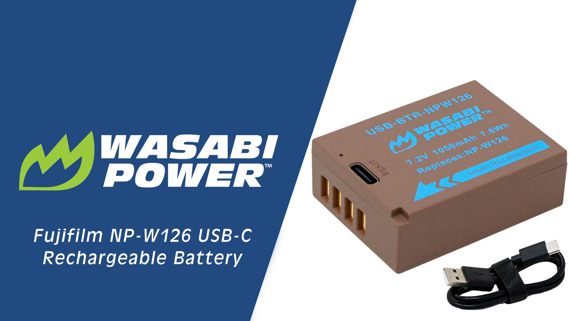 Amazon.com : Wasabi Power USB Battery (Ginger Series) for Fujifilm