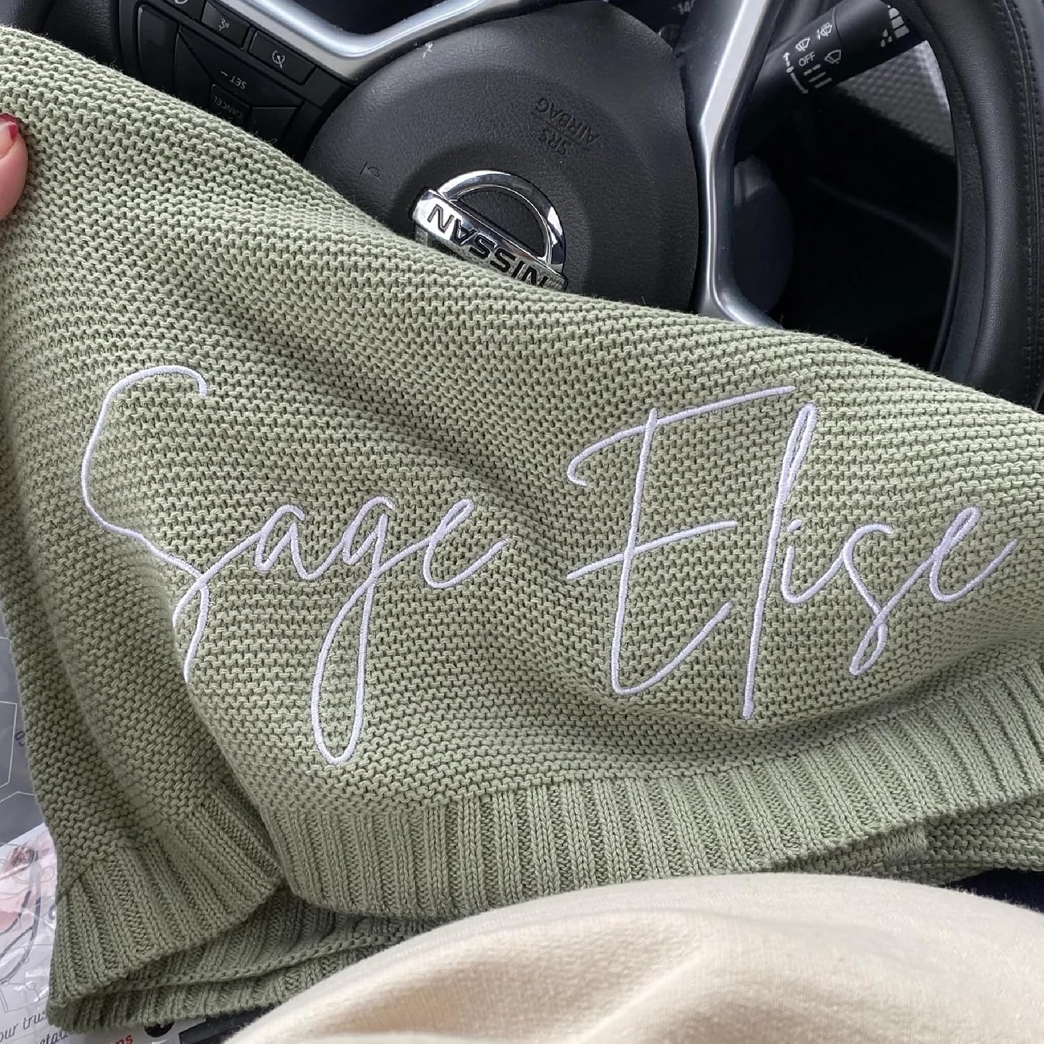 Luxury Personalized Baby Knit Blanket Gifts, Embroidery Gift for Baby Shower, Baby Blanket, Custom Knit Baby Blanket, Baby Name Blanket, Custom Knit Baby Blanket, Custom Baby Blanket, Birthday