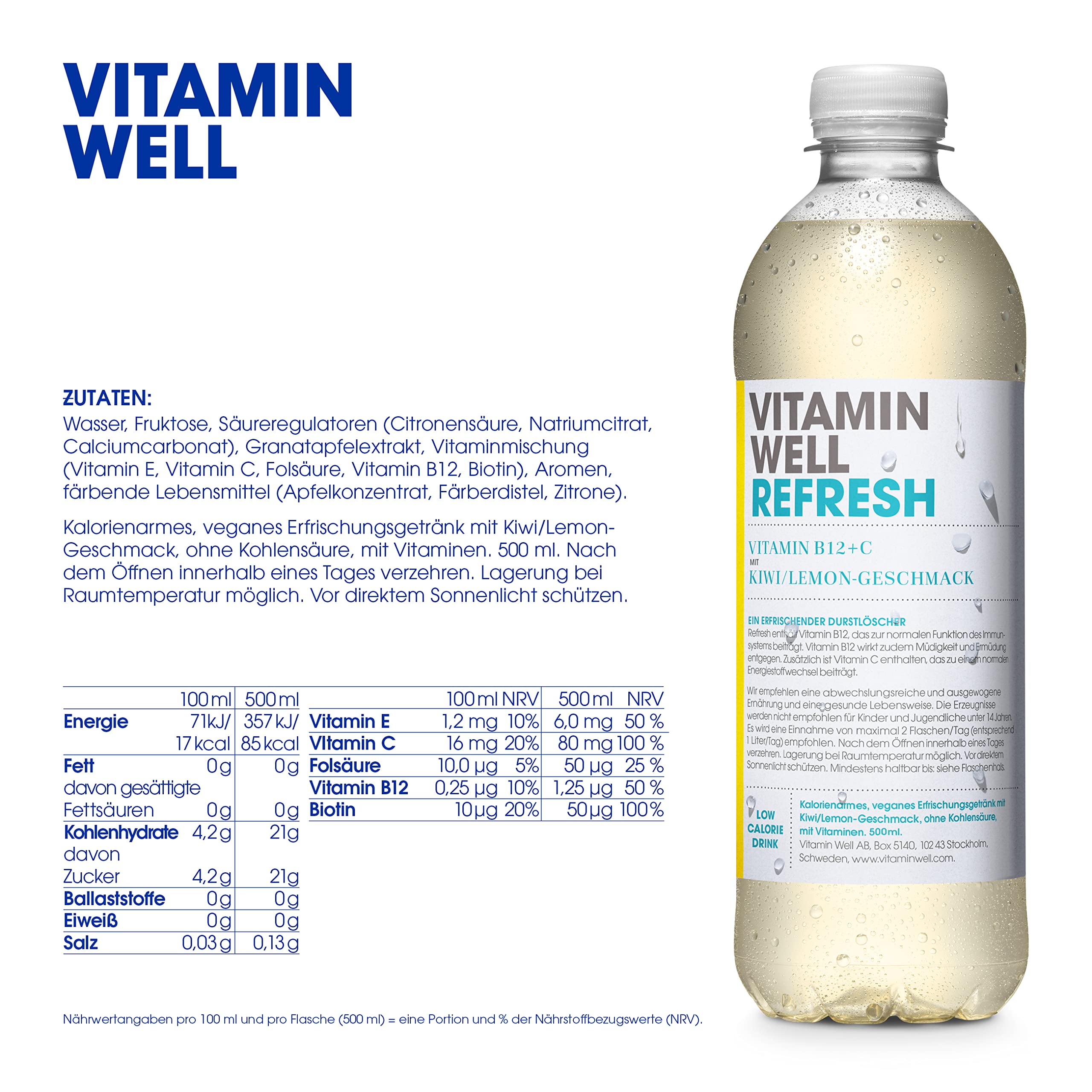 Energy Vitamin Water Ingredients Vitaminwater Energy Water 20 Ounce energy-vitamin-water-ingredients-vitaminwater-energy-water-20-ounce